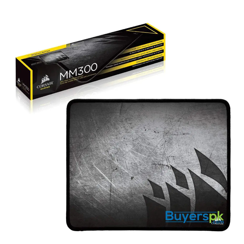 CORSAIR MM300 - Anti-Fray Cloth Gaming Mouse Pad - High-Performance Mouse Pad Optimized for Gaming Sensors - Designed for Maximum Control - CORSAIR MM300 - Anti-Fray Cloth Gaming Mouse Pad - High-Performance Mouse Pad Optimized for Gaming Sensors - Designed for Maximum Control -